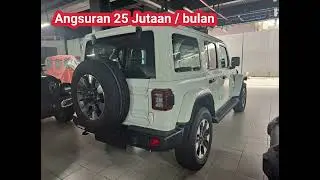 Jeep Wrangler JL Sahara Overland warna putih / Bright white