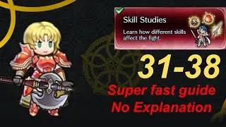 FEH Tactics Drill Skill Studies Digest #31-38