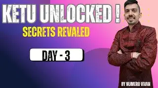 Ketu Planet Traits Explained | Why You Feel Detached & Lost | Day 3 #numerology  Class