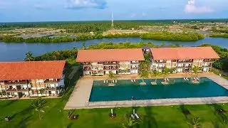 Drone View  of Ananthaya Resort and Spa Chilaw Srilanka