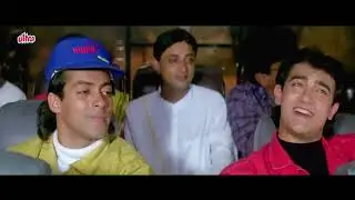 Andaz Apna Apna | Full 4K | Best Comedy Scene | Salman Khan, Aamir Khan | Bus Scene