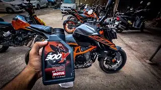 Duke 390 Gen 3 ( 2025) THIRD SERVICE COST ? MOTUL 300V Oil + Hidden Tips! &ndash; Third Service Upgrades! 
