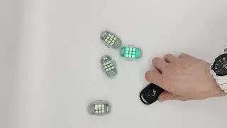 HARIKIKI Auto Fernbedienung Blitzlicht, Kabellose LED blitzer, Konstantes Licht m&ouml;glich aber umst&auml;nd