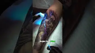 Invisible ink, unreal glow &mdash; meet the future of tattoos 💡⚡️#UVTattoo