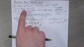 Rational root theorem - formal proof