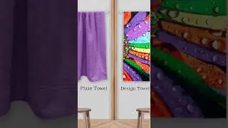 Plain towel or Printed towel #sassoon #mysassoon #sassoonproducts