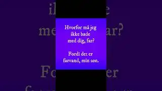 Untranslatable Jokes 23 - Danish Water Joke