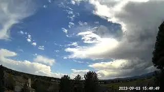 An afternoon sky in Stratton Ridge in Highlands Ranch, Colorado