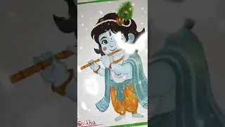 jay shree Krishna 🙏 motivation shorts 🌟🌟 krishna drawing 🖌️ true lines 👍👍life