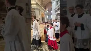 Catholic CREDO in Basilica of Saint Peter's in Vatican