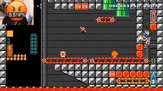Super Mario Maker 2: Expert. IM NOT MADDD BUT IM ABOUT TO BE....