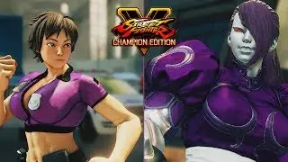 STREET FIGHTER V CE, STYLIST POLICE SAKURA VS SETH ANDROID QIPAO! (SFV PC MODS)