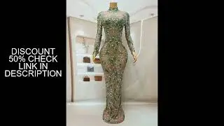 GreenSharon Tight Leotards Glitter New Year Weding Party Evening Dress Club Fancy Sequin formal occa