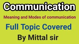 #32, Modes of communication in hindi | communication meaning | business studies| Business Services