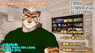 【Foreign Chatting Stream】Again, stream as gaigoku zatsudan #2