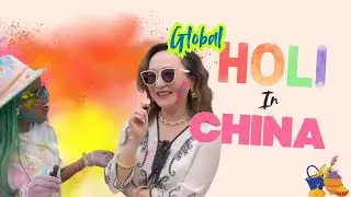 Indian Holi Goes Global | 500+ People Celebrate Holi in Shanghai, China.