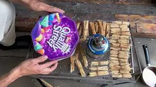 Homemade fatwood alternative / fire lighters 10 minute burn / 30 min burn sawdust fire lighter #sob