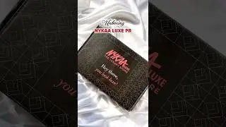 Nykaa Luxe PR❤️ #nykaa #unboxing #beauty