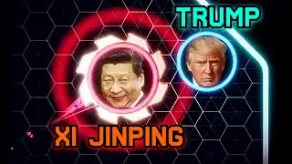 Trump vs Xi Jinping | Satisfying Physics Battle Chaos