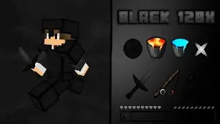 Black [128x] JAVA 1.8 PvP Texture Pack by XsDnied