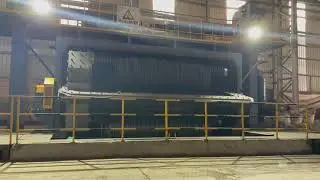 Coil shot blasting machine