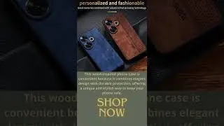 Elegant Wood-Inspired Phone Case &ndash; Blend of Tradition and Modern Protection #techaccessories