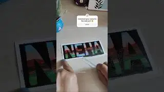 Comment which name you want next 🥰 #acrylic #creative #trending #art #viral #aesthetic #landscape