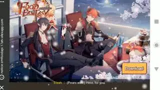 Food Fantasy Bright Moon Story Collection: Steak and Red Wine