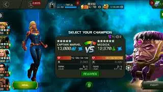 Captain Marvel VS EMP Modification Node