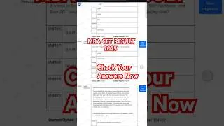 How to Check MBA CET Ans Key 2025 || MHT CET ans key #mbacetexam #mbacet2025