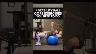 Stability Ball Core Training #coretraining #abs #stabilityball
