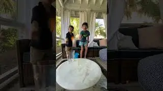 DUO SPINNING TRICK SHOT 🤯🔥 #shorts #trickshots #viral #fyp