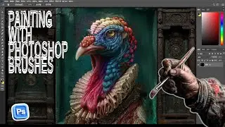 Draw a turkey jazz in Photoshop｜photoshop drawing｜painting in photoshop
