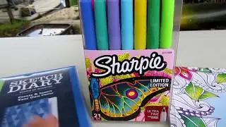 Обзор маркеров Шарпи. Sharpie. Ultra fine набор из 21 штуки. Конкурс завершён.