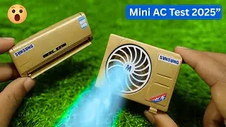 Best Small Air Conditioner Unboxing & Test Video || Best Gadgets Mini AC