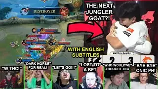 (ENG SUB) STREAMERS REACT TO TNC ELIMINATING M6 CHAMPS ONIC PH FROM MPL PH S16 PLAYOFFS!!!