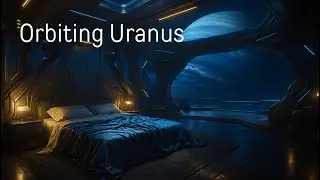 Orbiting Uranus | Deep Space Sci-fi Ambient + Orbiter ASMR  for Relaxation | Pure Peace Playlist