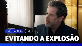 Ferette exige que Arminda trate Zenilda bem, para que ela n&atilde;o exploda | Tr&ecirc;s Gra&ccedil;as | TV Globo