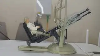 Potf2 Gunner Station Millenium Falcon with Luke Skywalker 1997