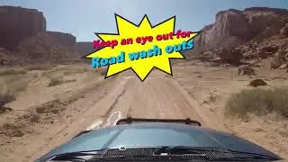 Poison Springs drive up to the Dirty Devil River