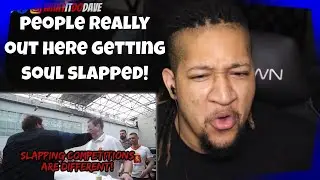 Reaction to Chiseled Adonis - Slapping Competitions Are Absolutely WILD