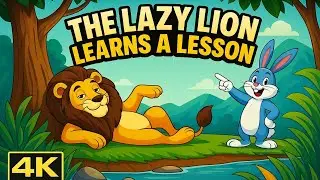 Leo the Lazy Lion | Kids Moral Story | Short English Story | Bedtime Story