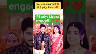 IRS Priya Meena 💍✨ Engagement Ceremony | A New Beginning #wedding #marriage #ias #engagement