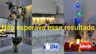 Tour na cozinha com decoração final  de natal #natal #dicasdecoracao #christmas #achadinhos #shopee 