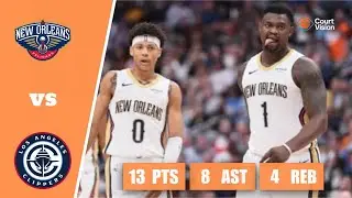 Jeremiah Fears - 13 Points, 4 Steals, 8 Assists vs Clippers - 2025-26 Regular Season