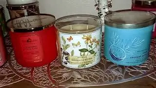 Bath and Body Works 🌸🌼 small spring candle haul cold review March 2022