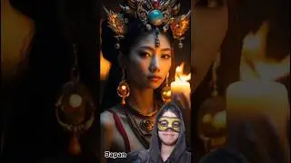Shaman Goddess from every country by AI pt 2 #shorts #ai #shaman #goddess #power