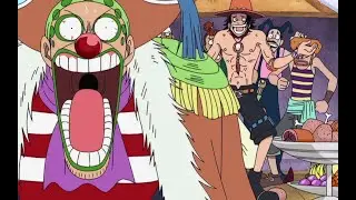 One piece Buggy Pirates Meet Ace 