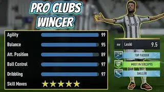 CRAZY DRIBBLING on this STARTER WINGER BUILD in FIFA 23 PRO CLUBS!