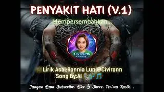 Penyakit Hati (V.1)-🎼Lirik Asal:Ronnia Luni@Civironn,Song By:AI🎙️🎶🎵